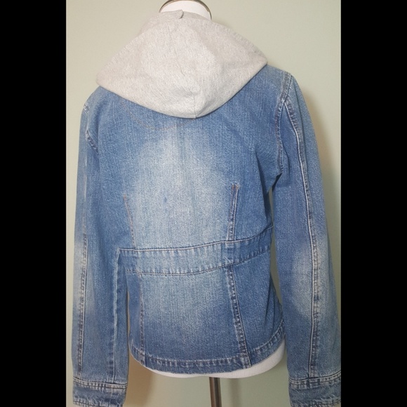 Personal identity denim jacket with inset hood - Picture 6 of 8